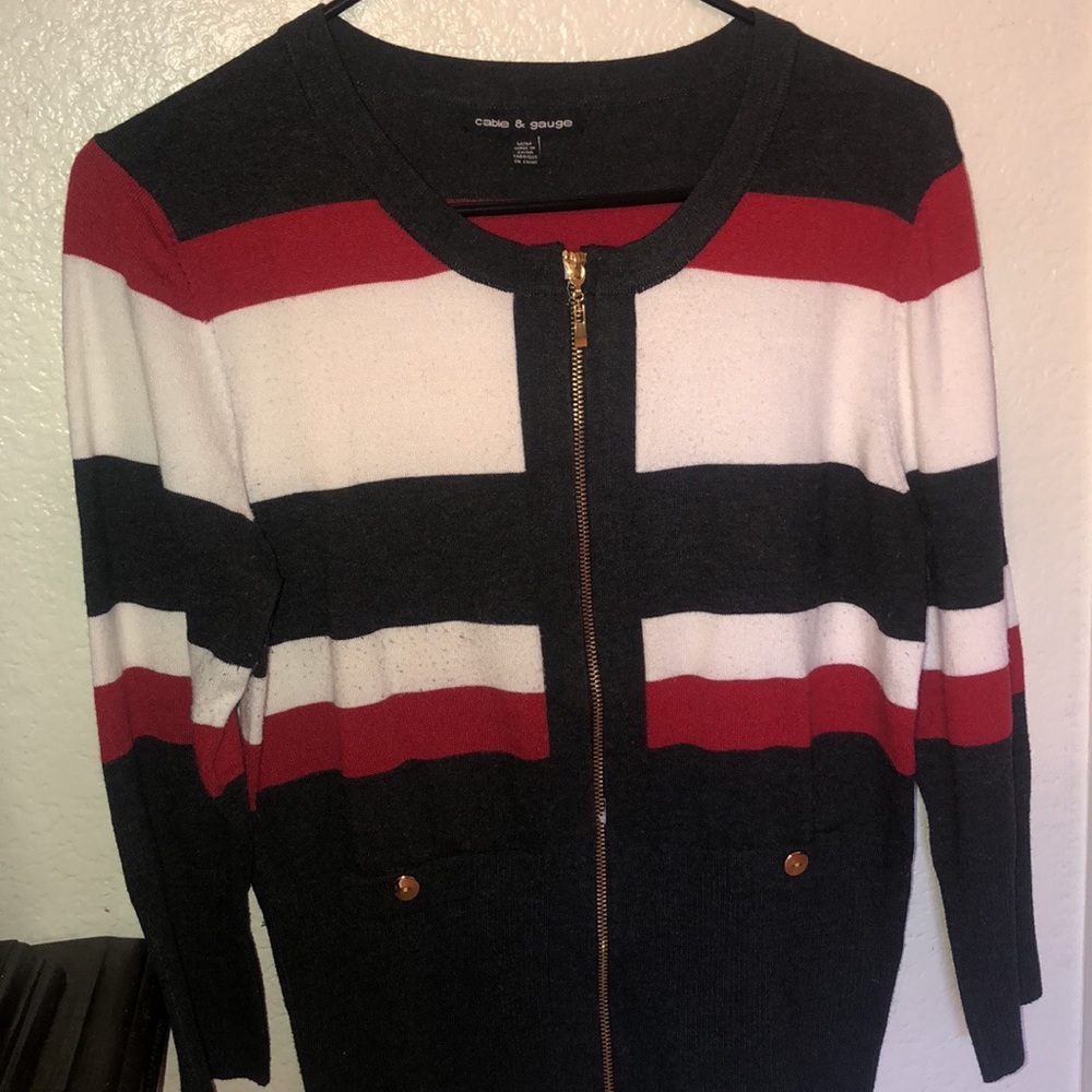 M, cardigan, 3/4 sleeve length